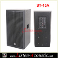 New Launched 15 Inch Powered Wooden Sound Speaker Box ST-15A